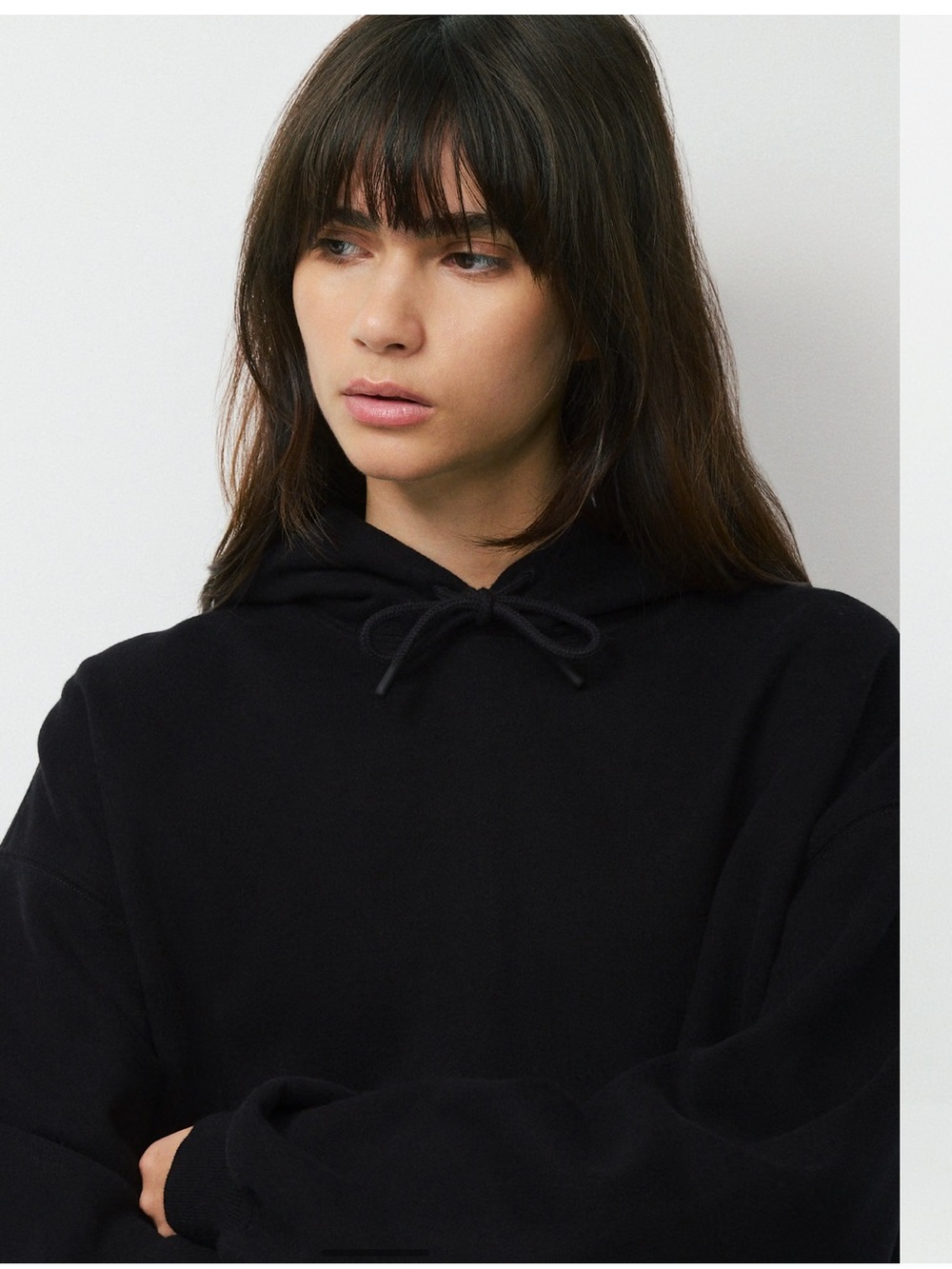 ARITZIA NWT BLACK SWEATFLEECE SET MEGA FLUTTER & MEGA HOODIE - Picture 11 of 11